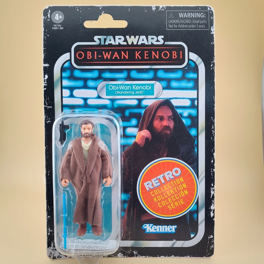 Star Wars Obi-Wan Kenner Obi-Wan Kenobi Retro 3.75 Action Figure New/Sealed